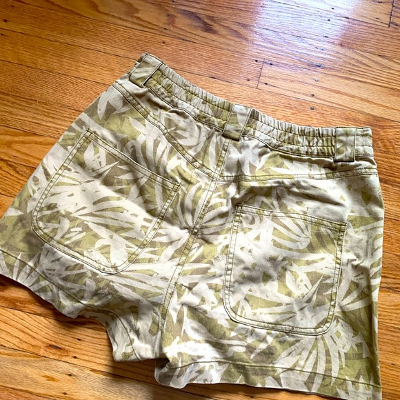 Free People Printed Rough Roads Utility Shorts - Picture 2 of 6